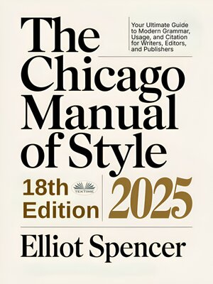 cover image of The Chicago Manual of Style